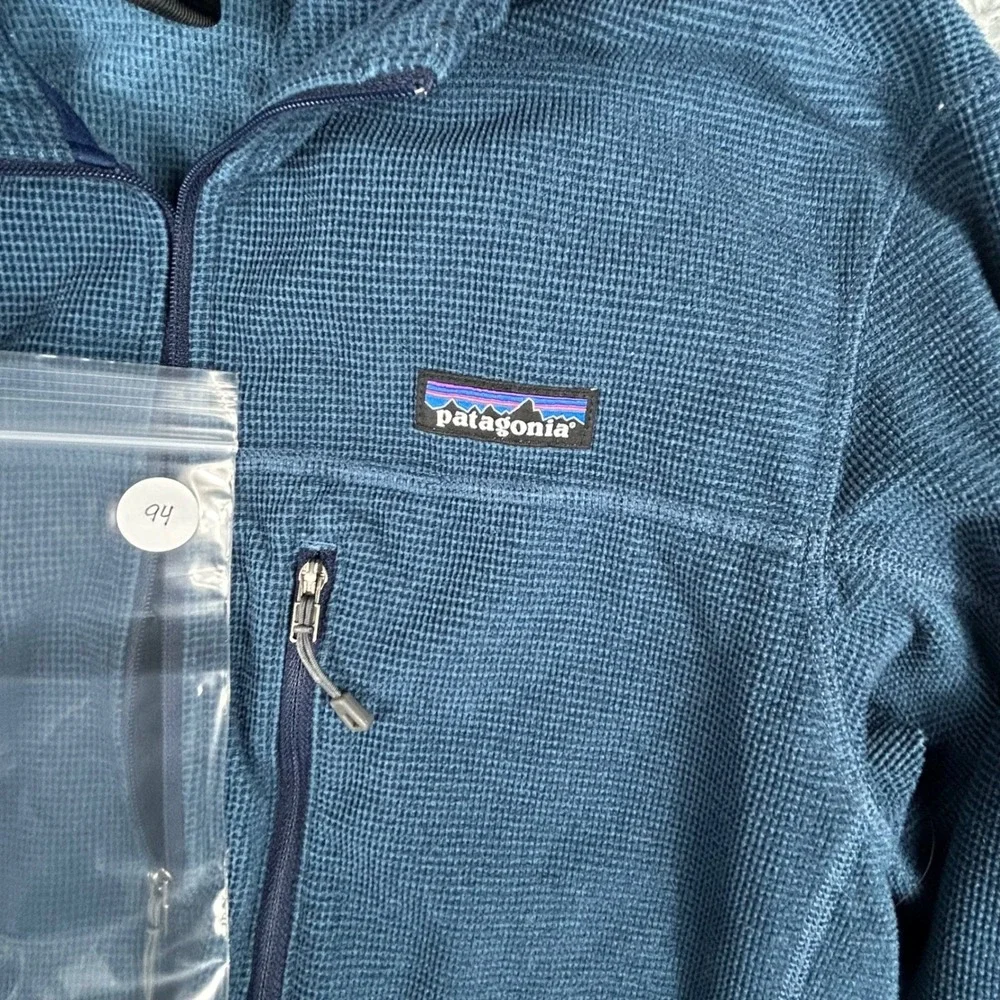 Patagonia Men's Oakes Quarter Zip Fleece‎ Pullover Blue Size Small